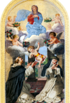 Madonna del Rosario - Salvi Castellucci d`Arezzo (1647-1654) - Chiesa di San Salvatore - Usigni