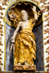 Statua di Sant`Andrea - Chiesa di Sant`Andrea - Campi - Norcia