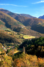 I borghi di Ceselli, Civitella e Monte San Vito in asse rettilineo
 